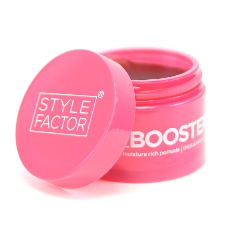 Style Factor Edge Booster Style Factor Extra Strength Moisture Rich Pomade | Thick Coarse Hair (Pink Beryl) - Image 2